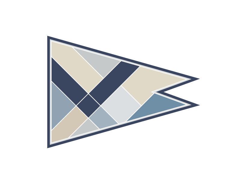 Vela burgee logo